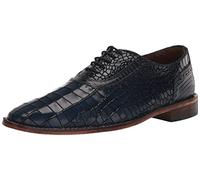 Stacy Adams Riccardi Oxford-Scarpe Stringate, Uomo, Blu Scuro, 42.5 EU Larga