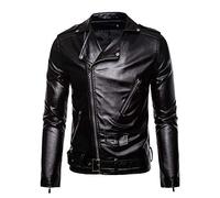 Stade Uomo Giacca Cappotto Outwear Top Inverno Camicetta Uomo Top Ispessimento Caldo Uomini Cappotti e Giacche Giacca Da Cucina Uomo Corto, Le Noir, XXL