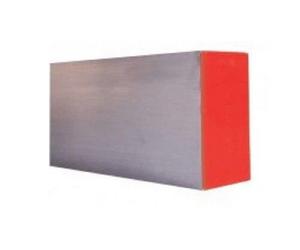 Stadia In Alluminio Regola Staggia Muratore Con Tappi - MM 50 x 50 x CM 150