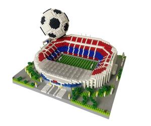 Stadio di calcio di Barcellona con Micro Blocchi Pallone da Calcio Giocattoli da Costruzione Esperienza La Gioia del Calcio Buon Regalo Deco
