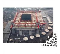 Stadio Giuseppe Meazza Puzzle 1000 Pezzi, San Siro Divertimento Istruttivo, Arredamento Per La Casa, Regalo Per Adulti Creativi 1000pcs (75x50cm)