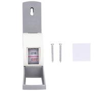 Stadiometro Compatto da Parete, Misuratore di Altezza per Bambini e Adulti, ABS, Bianco Grigio, 2,2 Metri, con Nastro a Rullo
