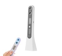 Stadiometro portatile a ultrasuoni per misurare l'altezza del corpo, wireless con doppia tecnologia di misurazione a ultrasuoni, dispositivo di misurazione dell'altezza senza fili portatile per