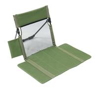 Stadium Seats with Back Support - Foldable Portable Bleacher Chair with Cushion | Padded Camping Sitting Mat for Sports Events, Lawn, Beach, Fishing, Travel, Outdoor Garden, Picnic, Concerts, Hiking
