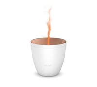 Stadler Form diffusore di aromi di olio essenziale Zoe con effetto fiamma unico, per aromaterapia rilassante, bianco