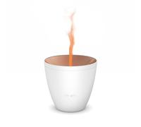 Stadler Form diffusore di aromi di olio essenziale Zoe con effetto fiamma unico, per aromaterapia rilassante, bianco