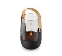 Stadler Form Diffusore di aromi e lanterna Sophie Little, con batteria fino a 7 h, adatto per interni ed esterni, illuminato e profumato con effetto fiamma, per oli essenziali, nero con manico in