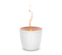 Stadler Form diffusore di aromi wireless Zoe mobile, con batteria ricaricabile, fino a 6 ore di utilizzo, diffonde oli essenziali, effetto fiamma unico, diffusore di aromi ad ultrasuoni, bianco