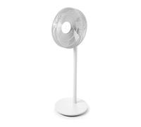 Stadler Form Ventilatore Finn, da pavimento e da tavolo con telecomando, funzione girevole, 8 velocità, timer da 1 a 8 ore, silenzioso ed efficiente dal punto di vista energetico, bianco