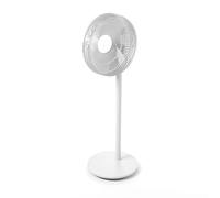 Stadler Form Ventilatore portatile Finn, da pavimento, da tavolo certificato per esterni, con telecomando, funzione girevole, 8 velocità, timer da 1 a 8 ore, funzionamento a batteria, bianco