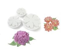 Stadter : Ninfee & Garofani : set 3 stampi ad espulsione fondente