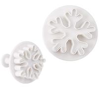 STADTER - Set 2 STAMPI ESPULSIONE Fiocco di Neve Snowflakes