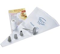 Stadter set 6 pezzi, saccapoche con bocchette rose e foglie