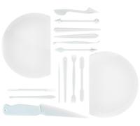 Städter 171350 - Set in plastica per la Decorazione del marzapane, 15 Pezzi