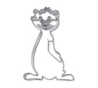 Städter 199699 - Formina per Dolci a Forma di suricato, in Acciaio Inox, 10 cm