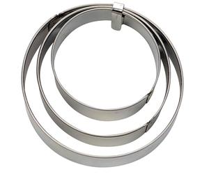 Staedter 3 Pezzo Anello terrazza Cutter Set con Liscio, Argento