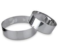 Städter 625099 Torta Anello, in Acciaio Inox, Colore Argento, 13 x 5 cm,