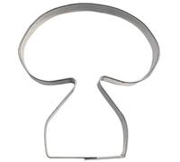 Staedter Acciaio Inox stampini per Biscotti a Forma di Fungo, Colore: Argento, 7 cm