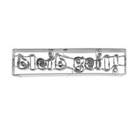Staedter Bleib Geil Cookie Cutter, Argento