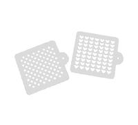 Staedter Cuore e DOT Decor Stencil, Bianco, Pezzi