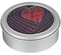 Staedter Cuore Liscio/Ondulato Cutter Set, in Acciaio Inox, Pezzi