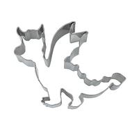 Staedter Dragon Shape Cookie Cutter, Argento, Acciaio Inossidabile, Silver, 8 cm