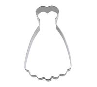 Staedter Dress Shape Cookie Cutter, Argento