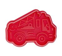 Städter Feuerwehrauto Stampino per Biscotti, Plastica, Colore: Rosso