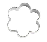 Staedter Forma di Fiore stampini per Biscotti, in Acciaio Inox, Argento, 4 cm