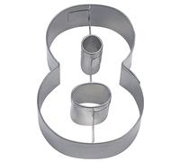 Staedter - Formina per Biscotti, 6,5 cm, Colore: Argento, Acciaio Inossidabile, Silver, 30 x 30 x 30 cm