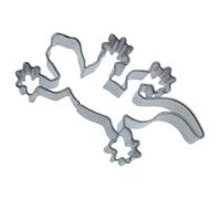 Staedter Formina per Biscotti a Forma di Lucertola, in Acciaio Inossidabile, Argento, 7 x 4,5 x 2 cm