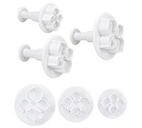 Städter Formine, Tagliabiscotti, Forme per Biscotti, Bianco, 3,5 cm