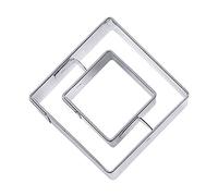 Staedter Give Way Sign Cookie Cutter, Argento