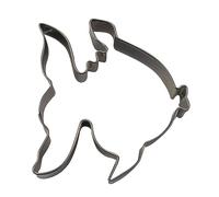 Staedter King Fish Shape Cookie Cutter, Argento