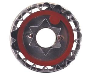 Staedter Linzer Star Anello Esterno, Argento, Acciaio Inossidabile, Silver, 4.8 cm
