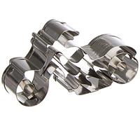Staedter Motorcycle goffratura Cookie Cutter, Argento, 7 cm