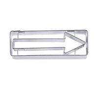 Staedter One-Way Shape Cookie Cutter, Argento