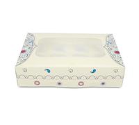 Staedter Paisley stampini per Muffin e Cupcake Cofanetto per 12 Tazze, Multicolore, Pezzi