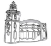 Staedter Pauls Cattedrale Frankfurt goffratura Cookie Cutter, Argento, 11 cm