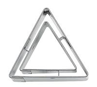 Staedter Pericolo e Prendere la Strada Giusta Shape Cookie Cutter, Argento