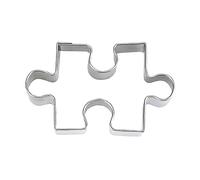 Staedter Puzzle in Acciaio Inox stampini per Biscotti, Argento, Acciaio Inossidabile, Silver, 6 cm