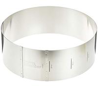 Staedter Regolabile Puff Fiore Torta Anello, Argento, Acciaio Inossidabile, Silver, 10 cm