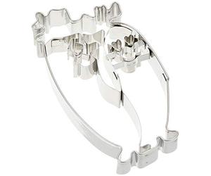 Staedter Salsiccia Bianca Coppia Shape Cookie Cutter, Argento