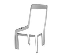 Staedter Sedia a Forma di Biscotti, Argento