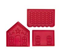 Städter Set di 3 formine per biscotti e pasta froletta, in plastica ABS, forma ideale per biscotti di Natale, dimensioni: 9 x 11 x 9,5 cm, 169296
