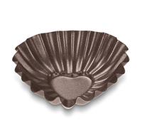 Staedter Set di 6 Cuori Piccolino 9 x 2,5 cm, Metallo, Marrone, 9 x 2.5 cm