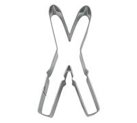 Staedter Ski Shape Cookie Cutter, Argento
