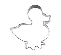 Staedter Stampini per Biscotti a Forma di a Forma di Anatra, Argento, Acciaio Inossidabile, Silver, 7 cm