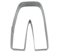 Staedter Stampini per Biscotti a Forma di Coppia di Pantaloni da Sci, Argento