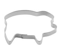 Staedter Stampini per Biscotti a Forma di Mini Maiale, Argento, 4.5 cm